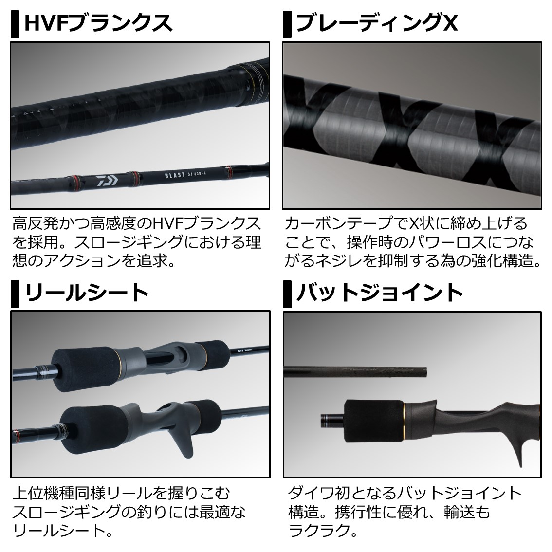 お見舞い ダイワ ブラストSJ 63B-4 ジギングロッド 大型商品A ucv-qa