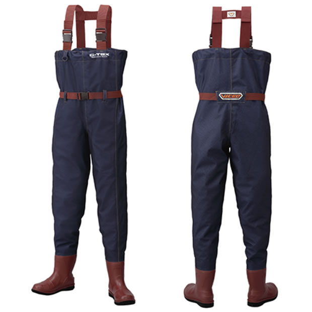 【5と0の日 エントリーで最大限度P15倍！】 プロックス VICEO G-TEXデニムウェダー(洋服箪笥/フェルト) インディゴブルー VC504 (透湿雨合羽ウェーダー)