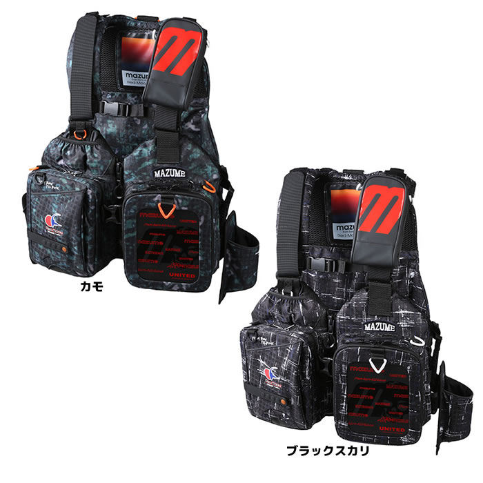 超人気新品 オレンジブルー ライフジャケット マズメ MZX タイドマニア