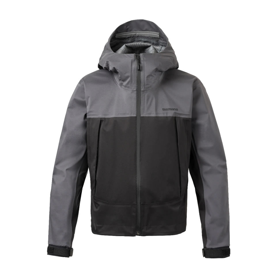 シマノ ゴアテックス ショートレインジャケット ブラック RA-025X 新作 シマノ GORE-TEX ゴアテックス ショートレインジャケット RA