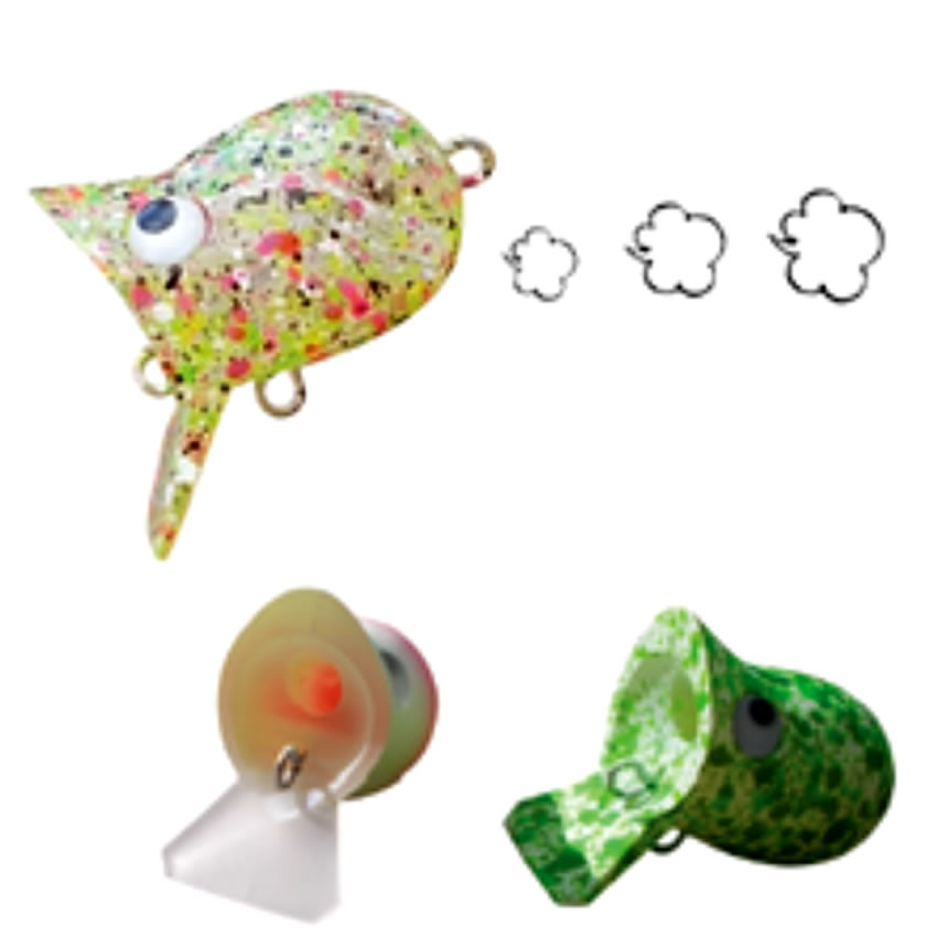 楽天市場】1089工房 OKバブリー! 全長20mm 自重2.0g フローティング