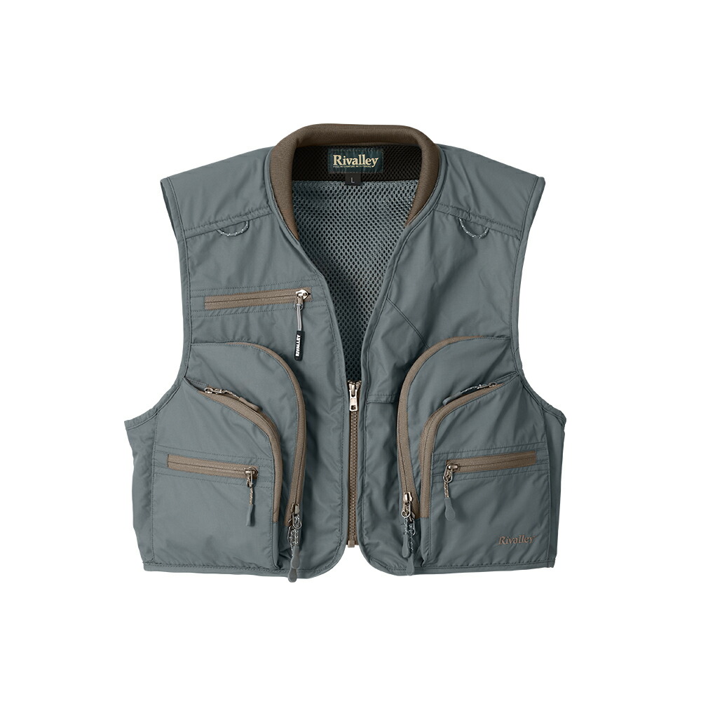 リバレイ RVマウンテンストリームベスト タン 5430 (フィッシングベスト)