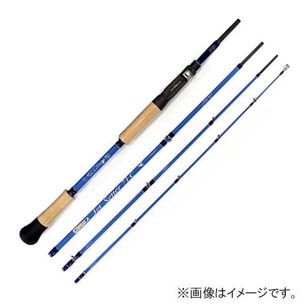 ジェットスロウ&times;ツララ ジェットセッター JetSetter 71C 2022年モデル (ブラックバス ロッド 竿 釣り　4ピース)｜フィッシング遊