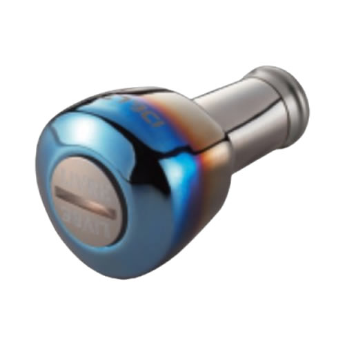 【エントリーで全品10倍！4日20時～】　メガテック リブレ デルタ27ノブ (2個) ファイヤー+チタンC D27FTI-2 (リール カスタムパーツ)
