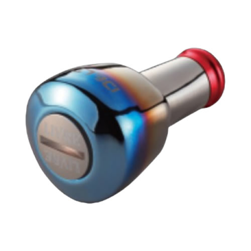 【エントリーで全品10倍！4日20時～】　メガテック リブレ デルタ27ノブ (2個) ファイヤー+レッドC D27FRE-2 (リール カスタムパーツ)