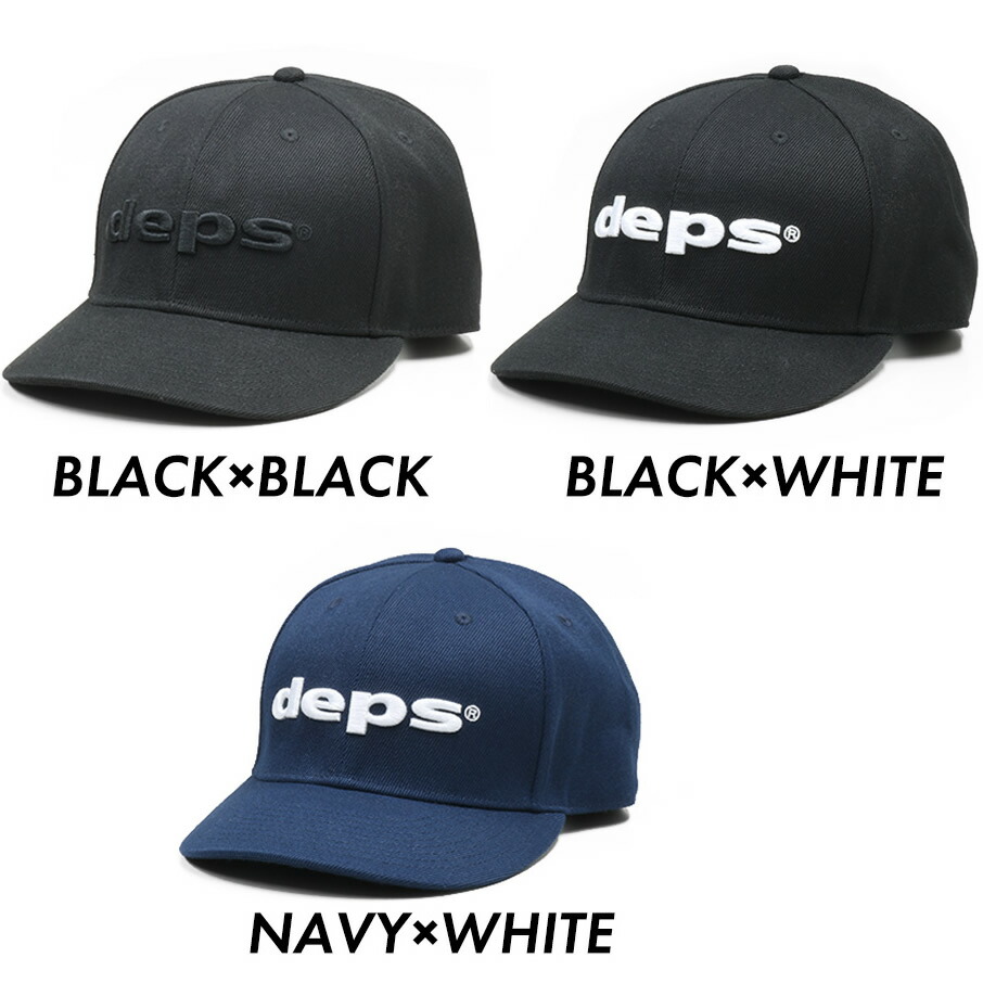 楽天市場】 デプス(Deps) depsロゴキャップ フリー ネイビー×ホワイト