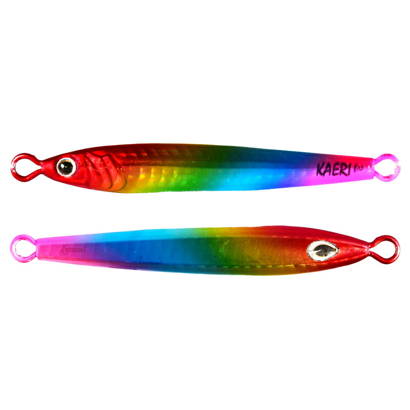 ビート（beat） メタルジグ 楽天市場】ビート &beat カエリ 150g #019 大橋レインボー (メタルジグ