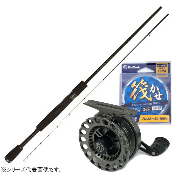 筏リール用？☆カーボンワークス☆ハンドル85mm⭐︎D-12 楽天市場】筏リール セット 黒王(左ハンドル) + 筏用糸(選べる1.5号～3