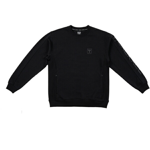 【エントリーで全品10倍！4日20時～】　ジャッカル クルーネックスウェット ブラック SW-A001 (フィッシングシャツ トレーナー)