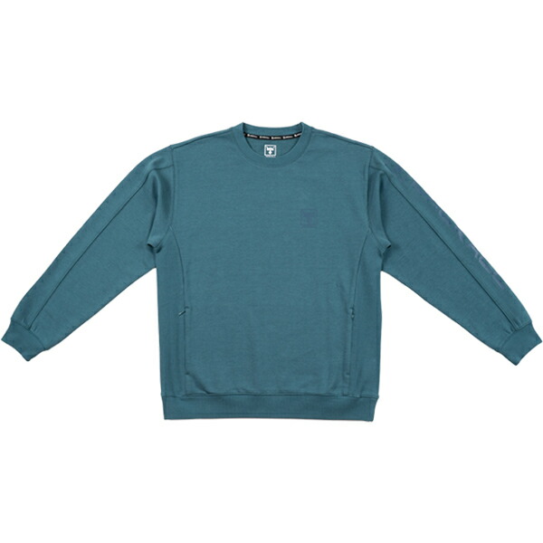 【エントリーで全品10倍！4日20時～】　ジャッカル クルーネックスウェット グリーン SW-A001 (フィッシングシャツ トレーナー)
