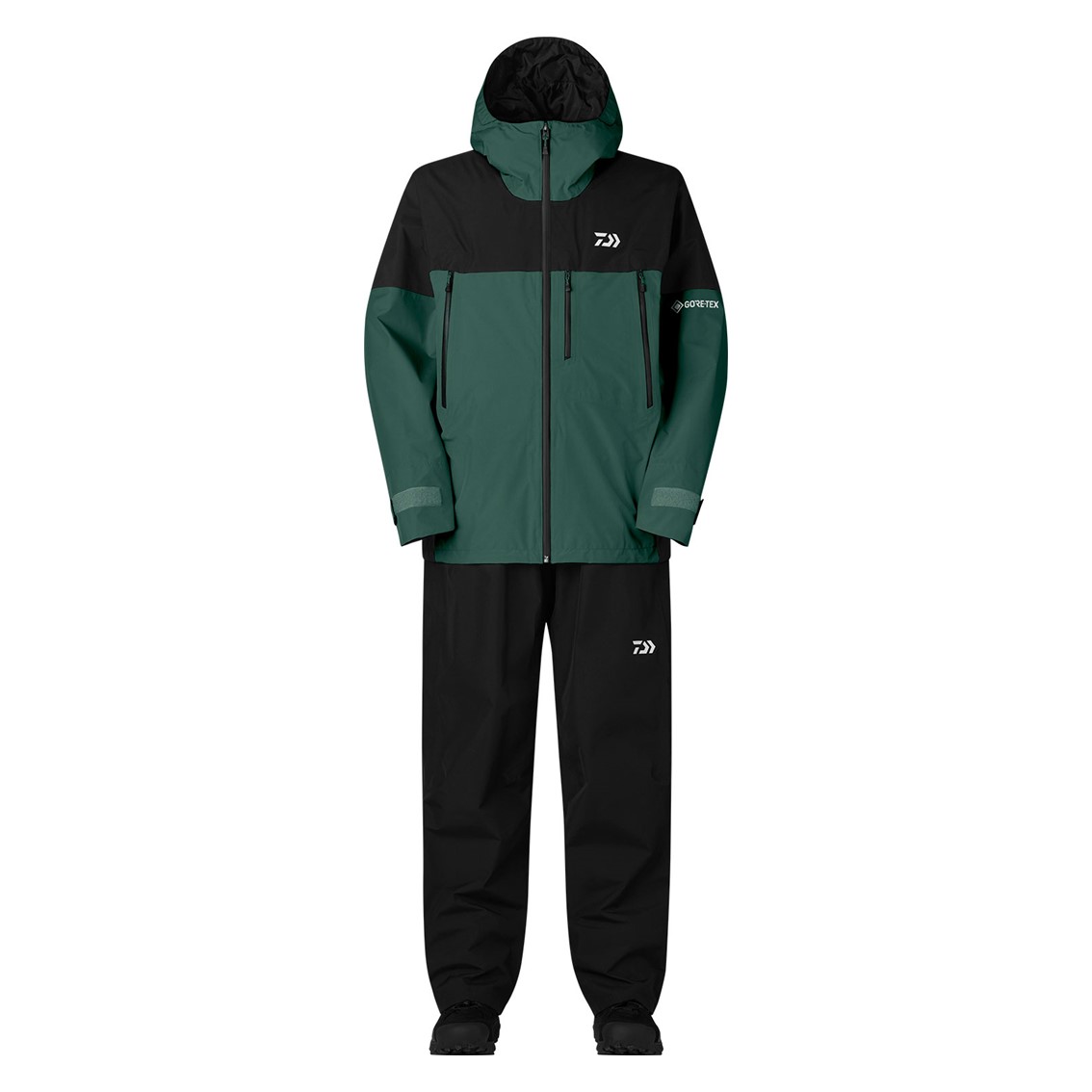 【5と0の日 エントリーで最大限度P15倍！】 ダイワ GORE-TEX バーサタイルレインスーツ ダル緑であること DR-1926 (レインウェア レインスーツ 上下書き割り)
