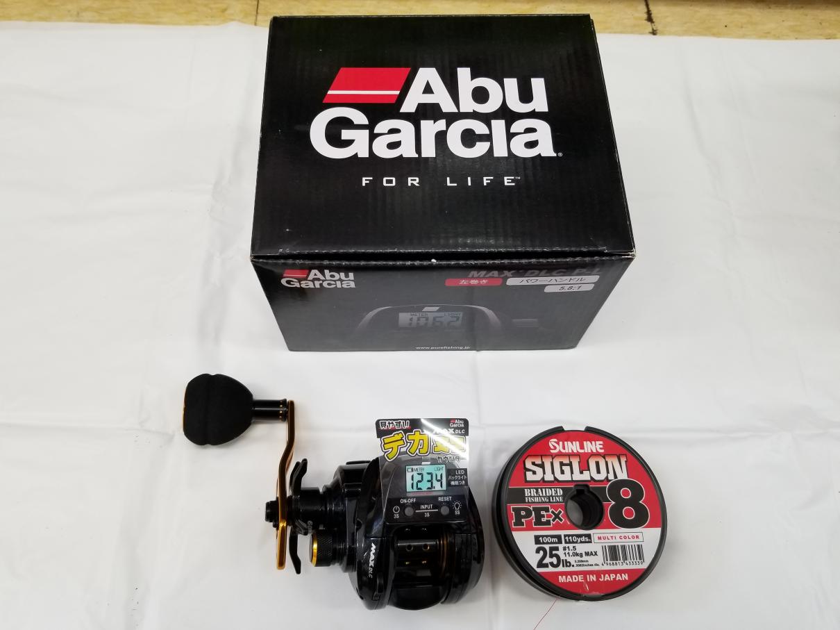 ABUGarcia(NAXDICP)左巻きパワーハンドルPE1,5号200m付き｜八戸フィッシング