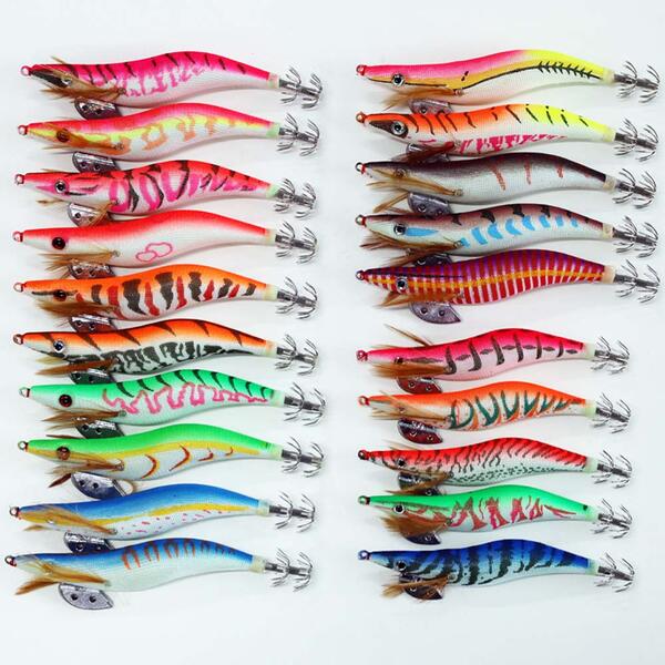 楽天市場】送料無料 夜光 エギ 24個 セット 3.0/3.5/4.0号