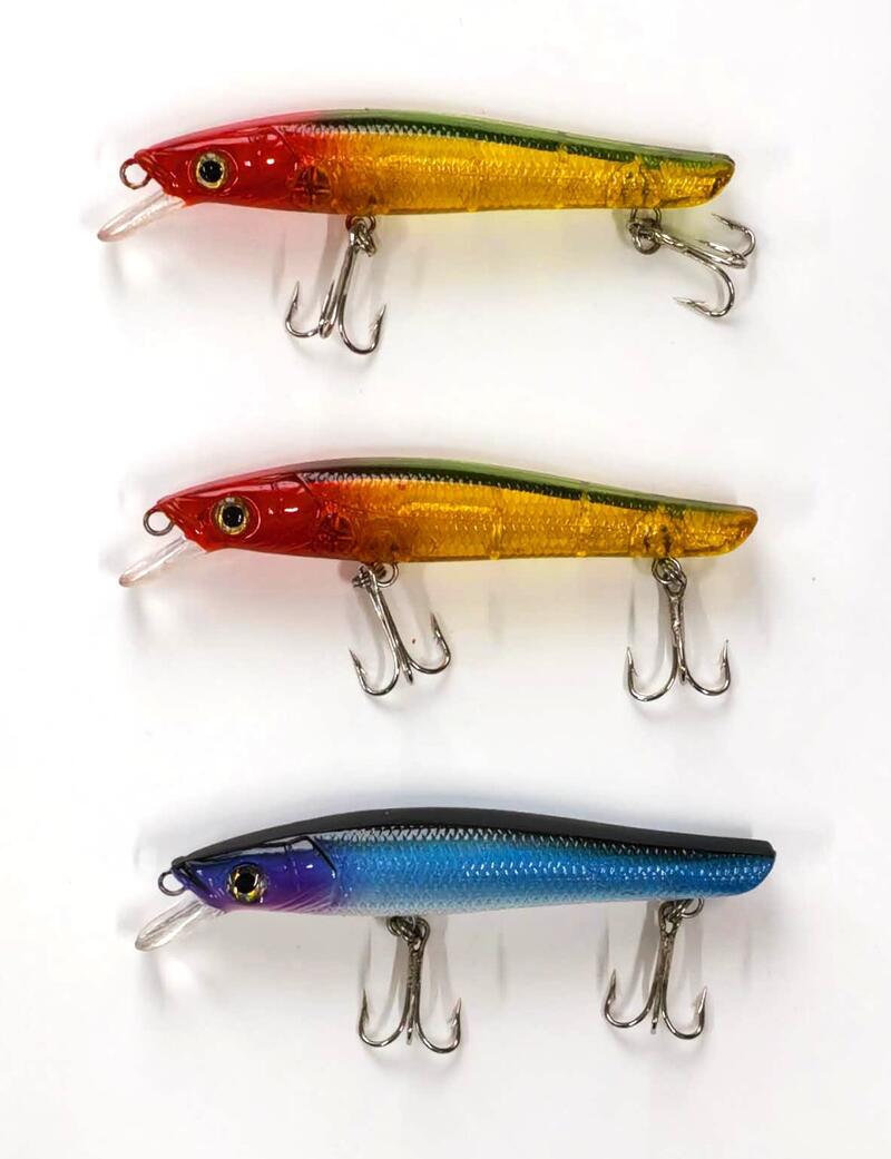 釣り用ルアーセットとロッド オルルド釣具 ヘビーシンキングペンシル 12個セット 9.4cm 27g