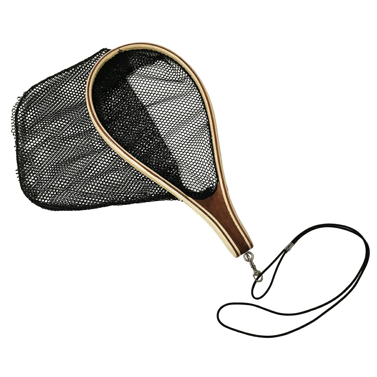 楽天市場 オルルド釣具 ランディングネット 渓流釣り 管釣り フライフィッシング 木製 ウェーディングマン用 Sサイズ 釣り王国 楽天市場店