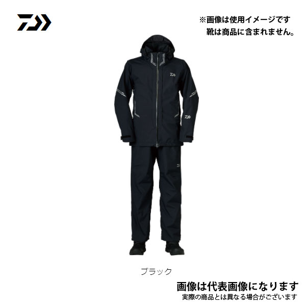 レインマックスハイパー コンビアップレインスーツ DR-3121A ブラック M DR-3121A ダイワ