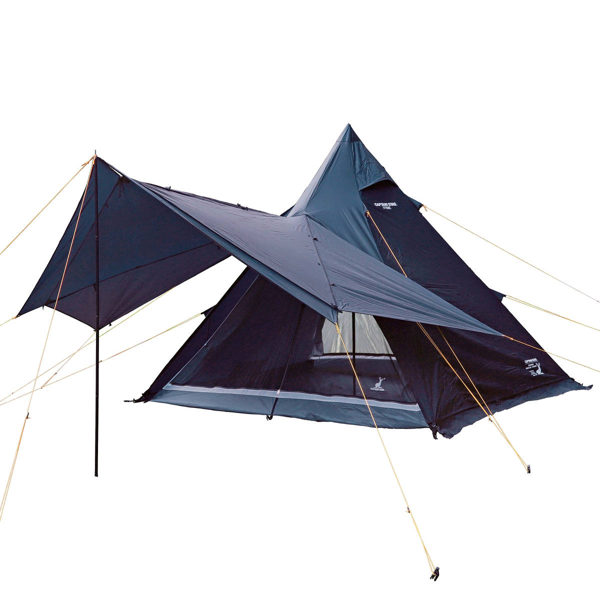 キャプテンスタッグ CSブラックラベル ワンポールテントUV UA-70|フィッシングマックス店