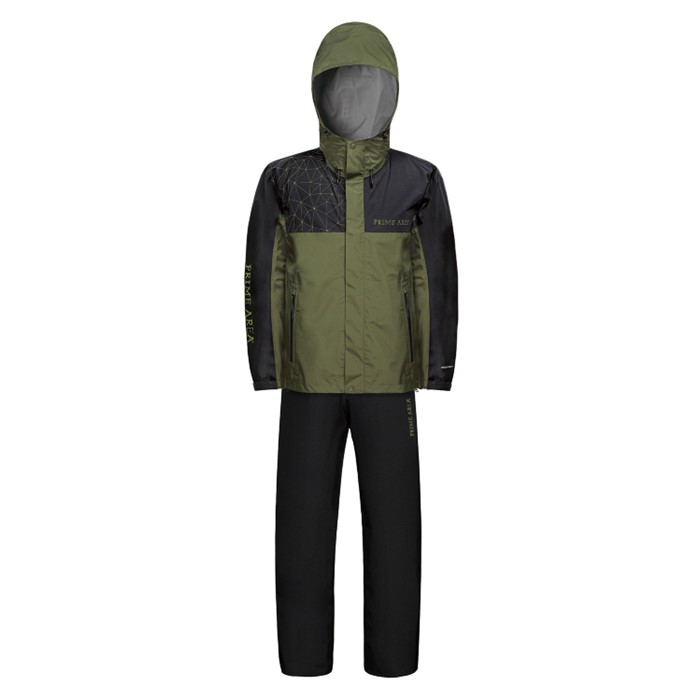 マルキュー レインウェア スタンダードレインスーツ PA-01 オリーブ S 4905789182960.jpg