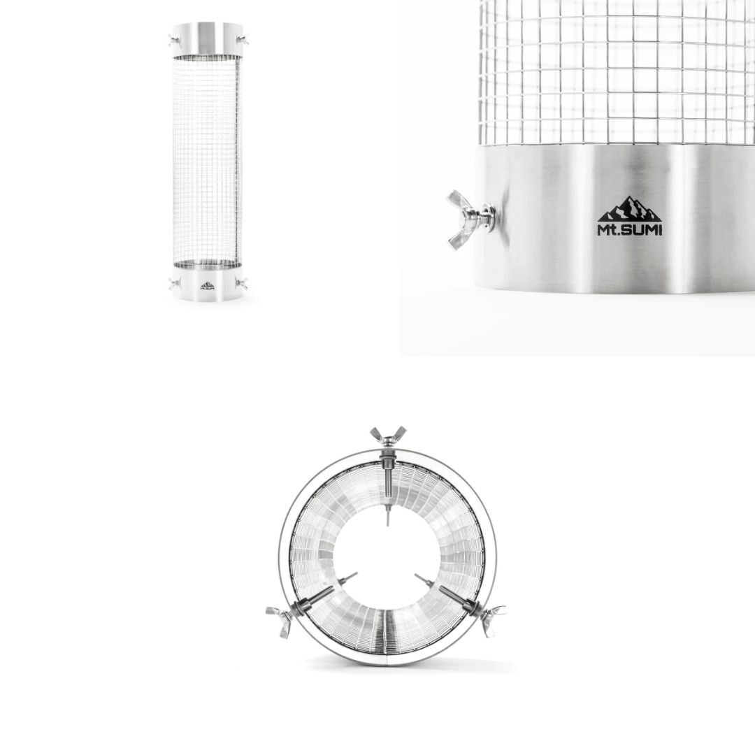 楽天市場】マウントスミ Mt.Sumi 薪ストーブ用 煙突ガード ステンレス