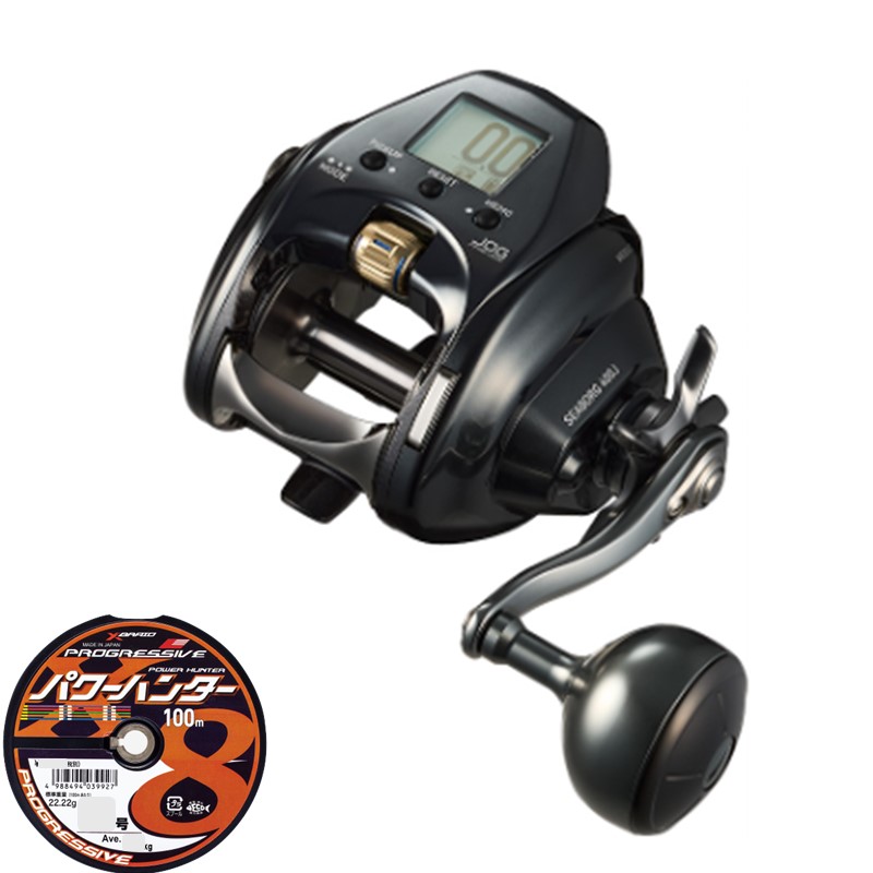 楽天市場】23 シーボーグG 400J(右巻き) PE6号-200m リールに巻いて