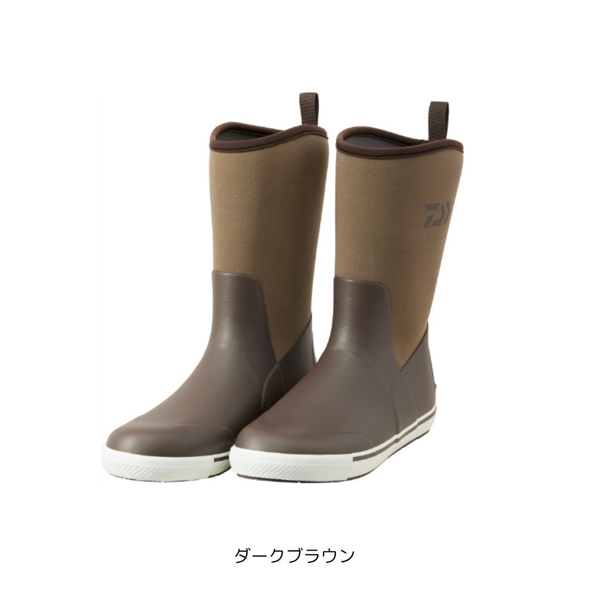 ダイワ FB-3450-T ダイワ タイトフィット フィッシングロングブーツ ダークブラウン #Mサイズ（25.5cm） 数量限定特価品