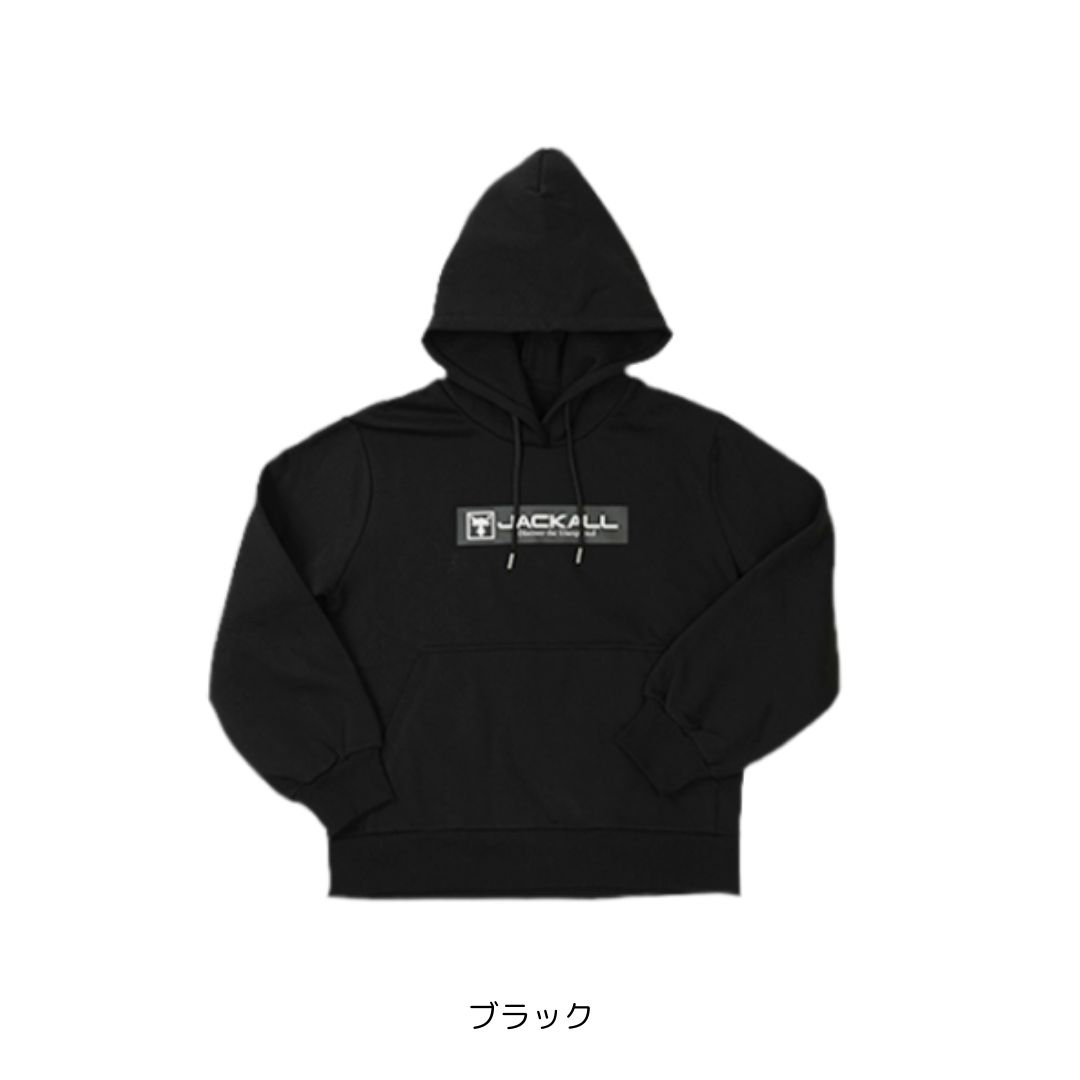 プルオーバーフーディJK01420204 S ブラック JACKALL（ジャッカル）