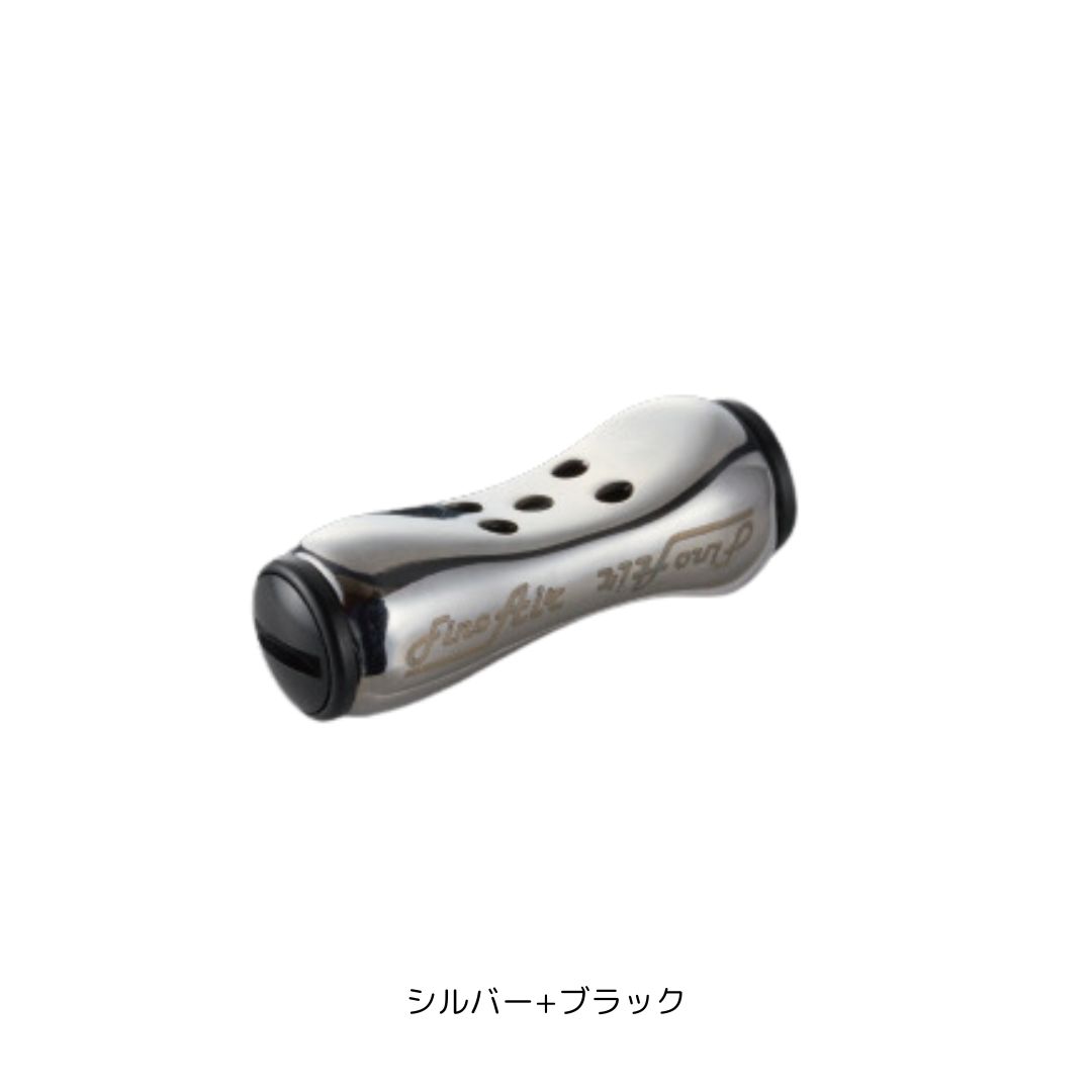 ノブ単体フィーノエアー 2個 シルバー+ブラック LIVRE（リブレ） ASBK-2