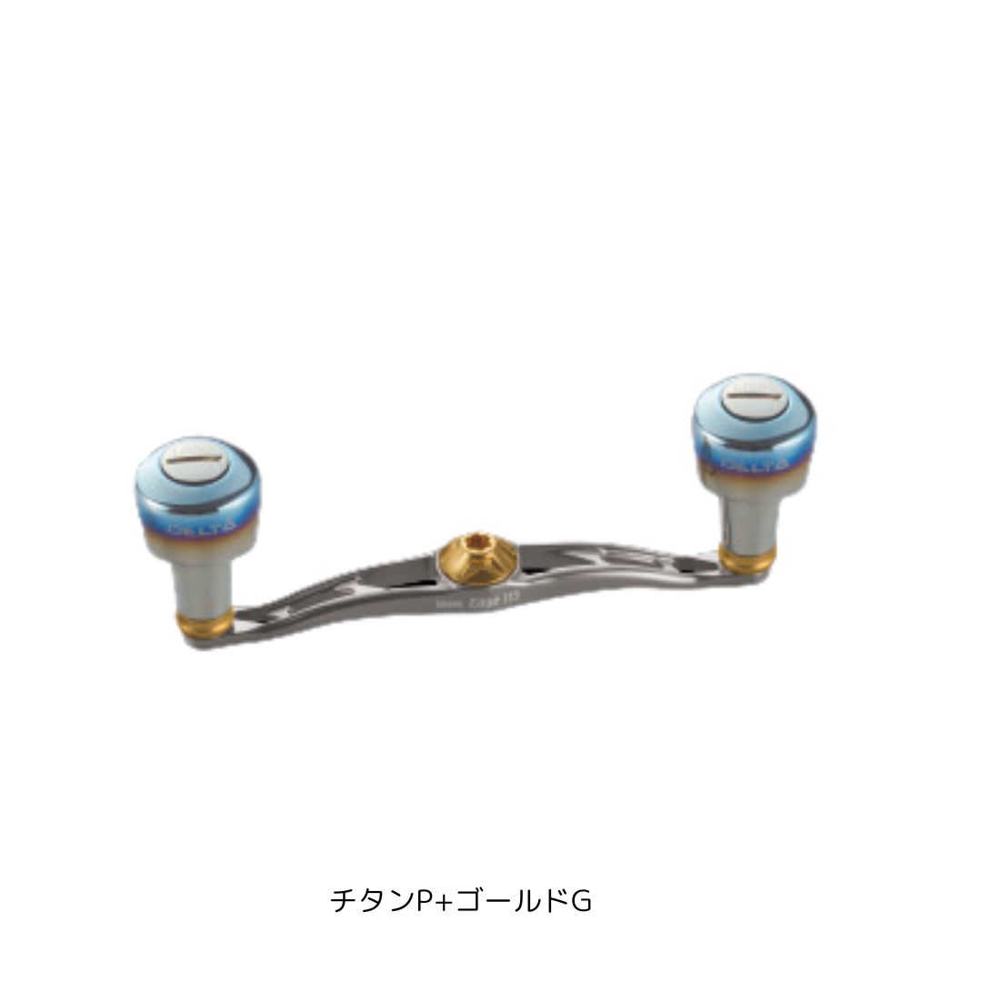 クランク EDGE115 DELTA27ノブ メインプレートSET　センターナット無し チタンP+ゴールドG LIVRE（リブレ） FE115P-D27-TIG 15,512円