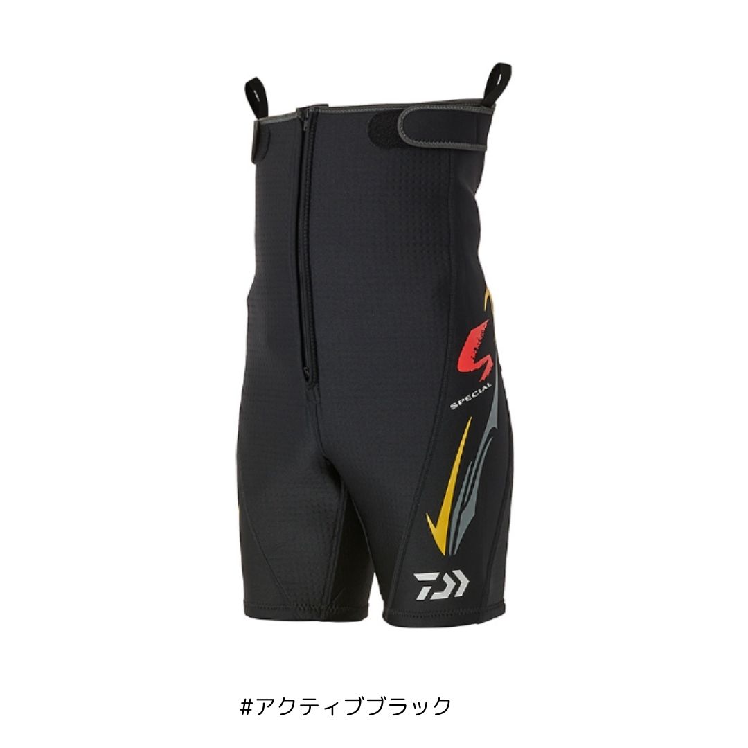 SP-3050P20 スペシャルパンチングショートタイツ #アクティブブラック #LLBサイズ DAIWA(ダイワ)|フィッシングマックス店