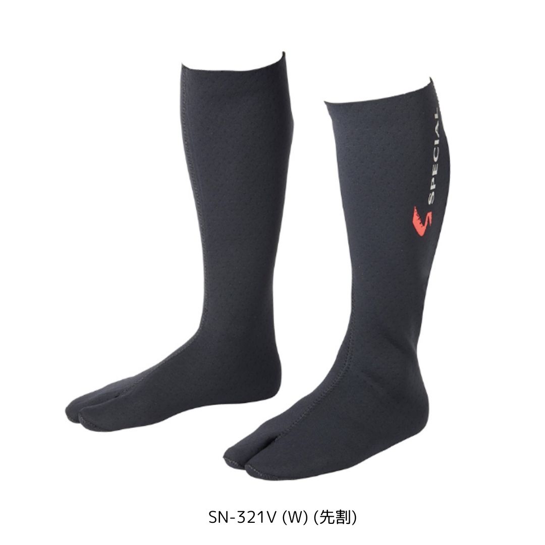 SN-321V (W) (先割) ダイワスペシャルウエットネオソックス #ブラック #LLサイズ DAIWA（ダイワ）