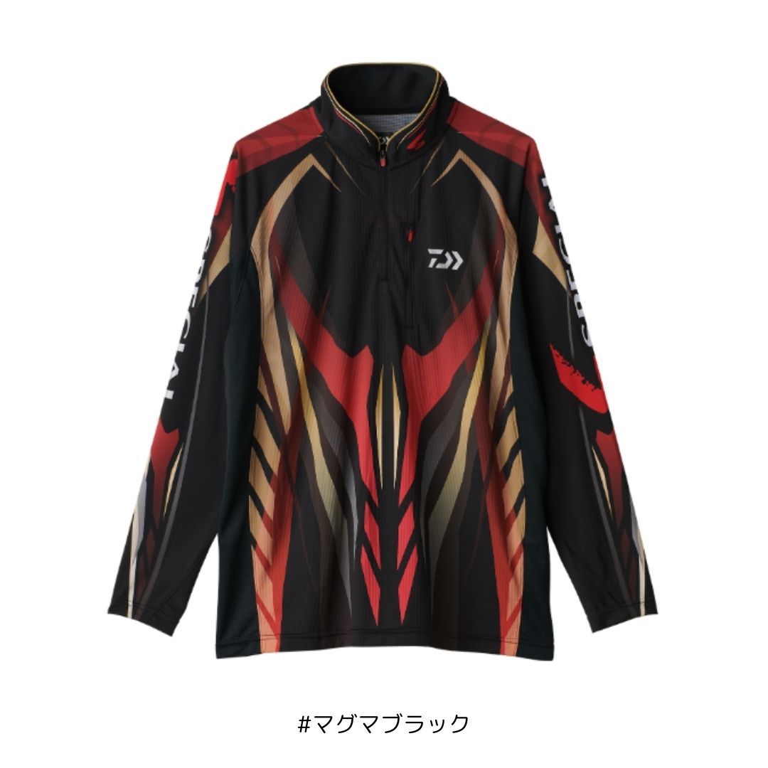 DE-7025 スペシャルロングスリーブシャツ #マグマブラック #Lサイズ DAIWA（ダイワ）