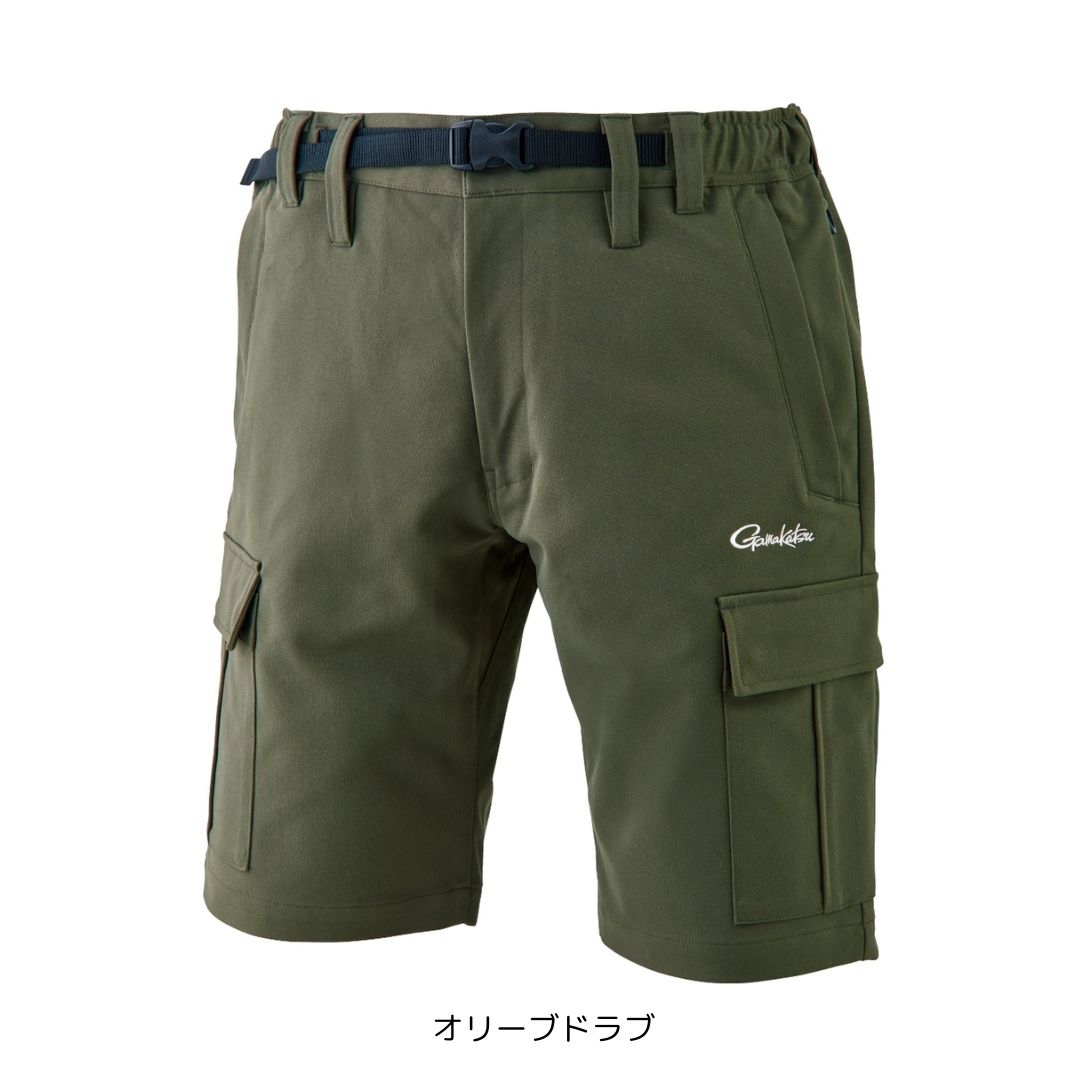 GM3771 フィッシングショーツ(カーゴタイプ) #3Lサイズ #オリーブドラブ （がまかつ） 2025年新製品｜フィッシングマックス店