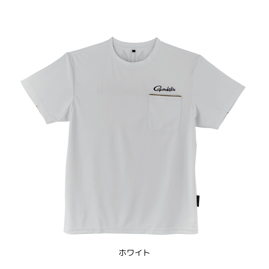 GM3780 KM Tシャツ #Lサイズ #ホワイト （がまかつ） 2025年新製品