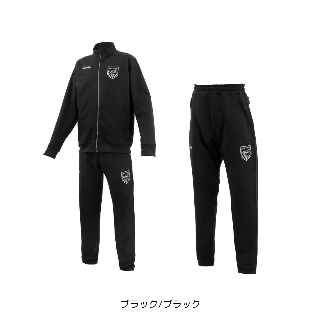 がまかつ　ジャージスーツ(ワッペン) GM3781 ブラック×ゴールド　LL Gamakatsu がまかつ ジャージスーツ（ ワッペン ） GM3781 ブラック