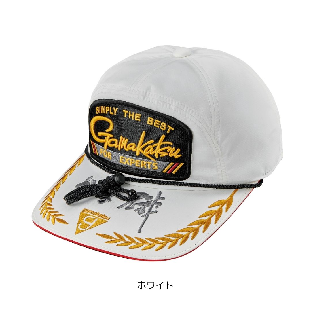 がまかつ　ワッペンキャップ(がま磯) GM9124 ブラック　Lサイズ 0000000071152_hI6z12w.jpg