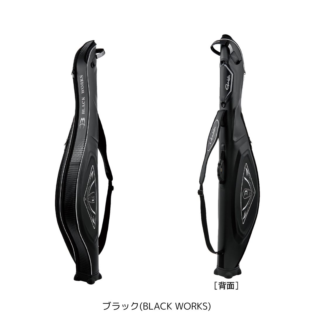 GC301 成型ハードロッドケース #142cm #ブラック(BLACK WORKS) （がまかつ） 大型便B 2025年新製品