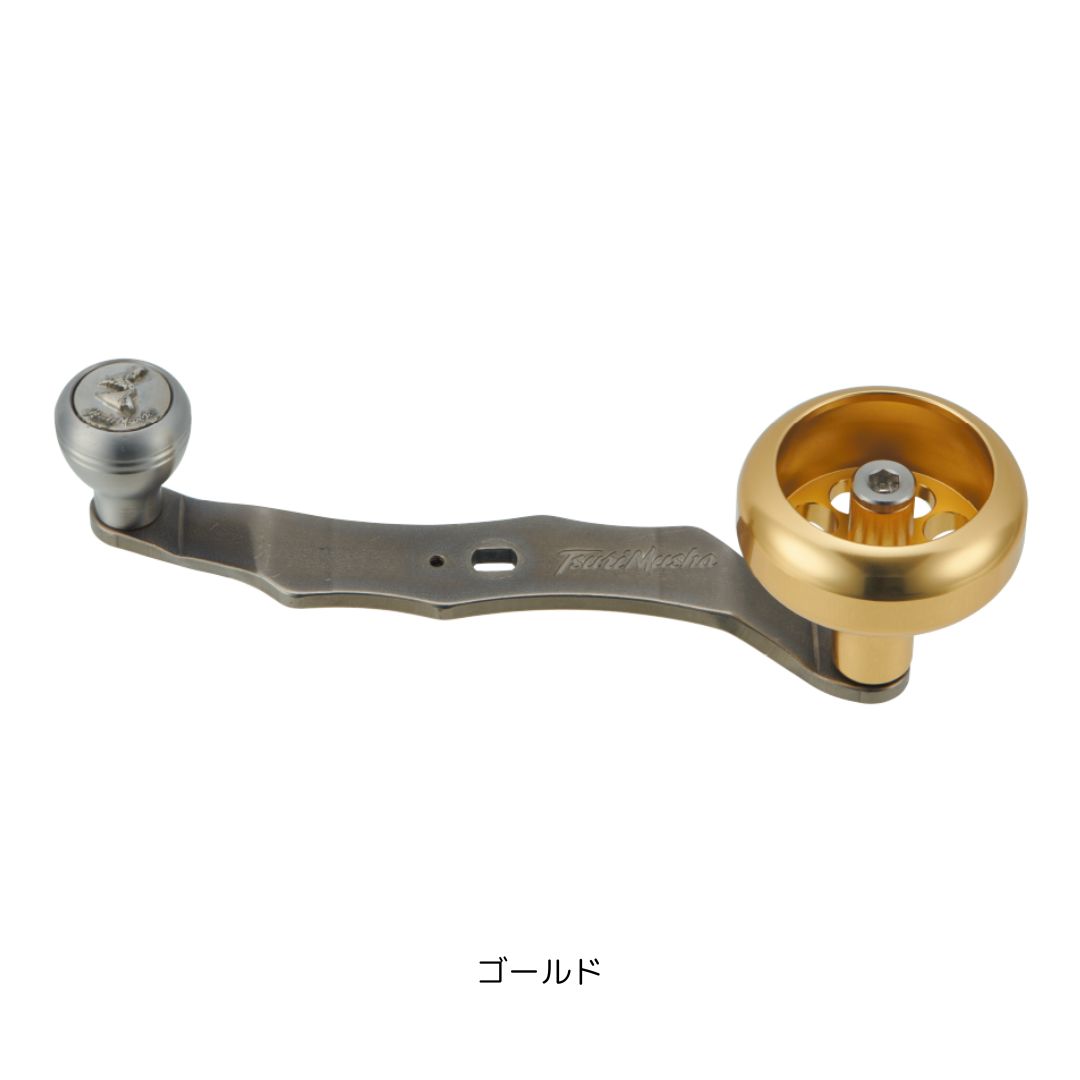 Ti TsuriMusha ハンドル #ゴールド TsuriMusha（釣武者）