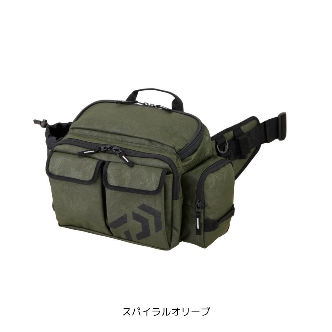 ヒップバッグ（Ｄ） スパイラルオリーブ DAIWA（ダイワ）