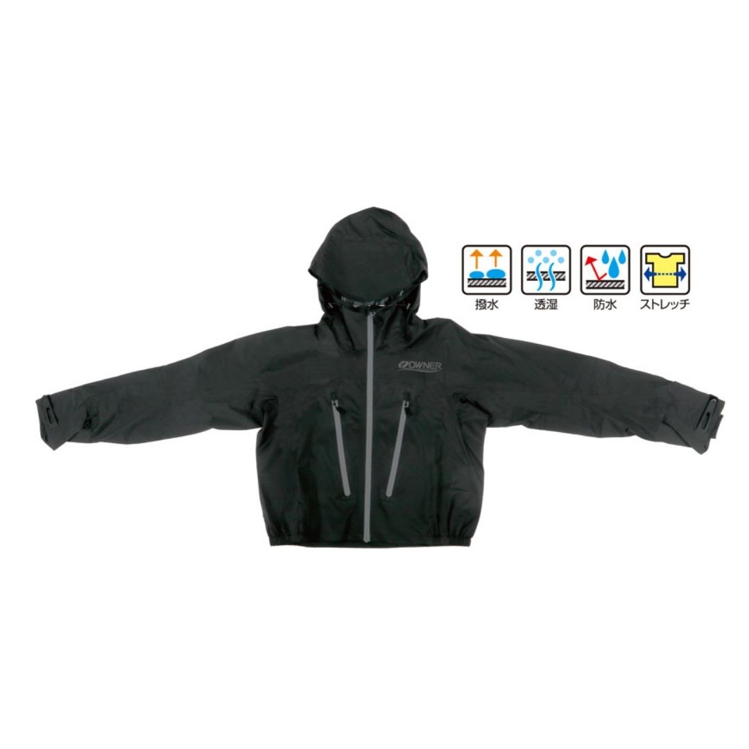 OWNER　ショート　ジャケット 楽天市場】ストレッチショートレインジャケット #Mサイズ OWNER