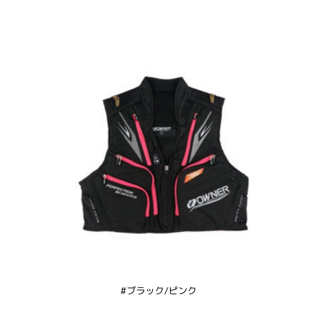 鮎渓流ライトフィットベスト2 #4Lサイズ #ブラック/ピンク OWNER（オーナー） 26,906円