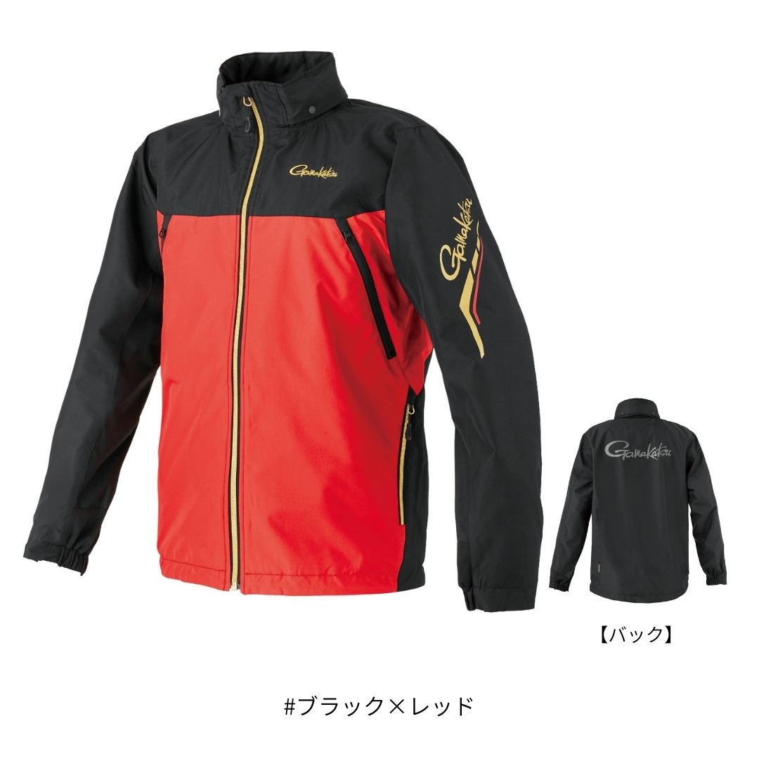 GM3792 ウィンドブレーカー #ブラック×レッド #3Lサイズ Gamakatsu（がまかつ） 12,474円