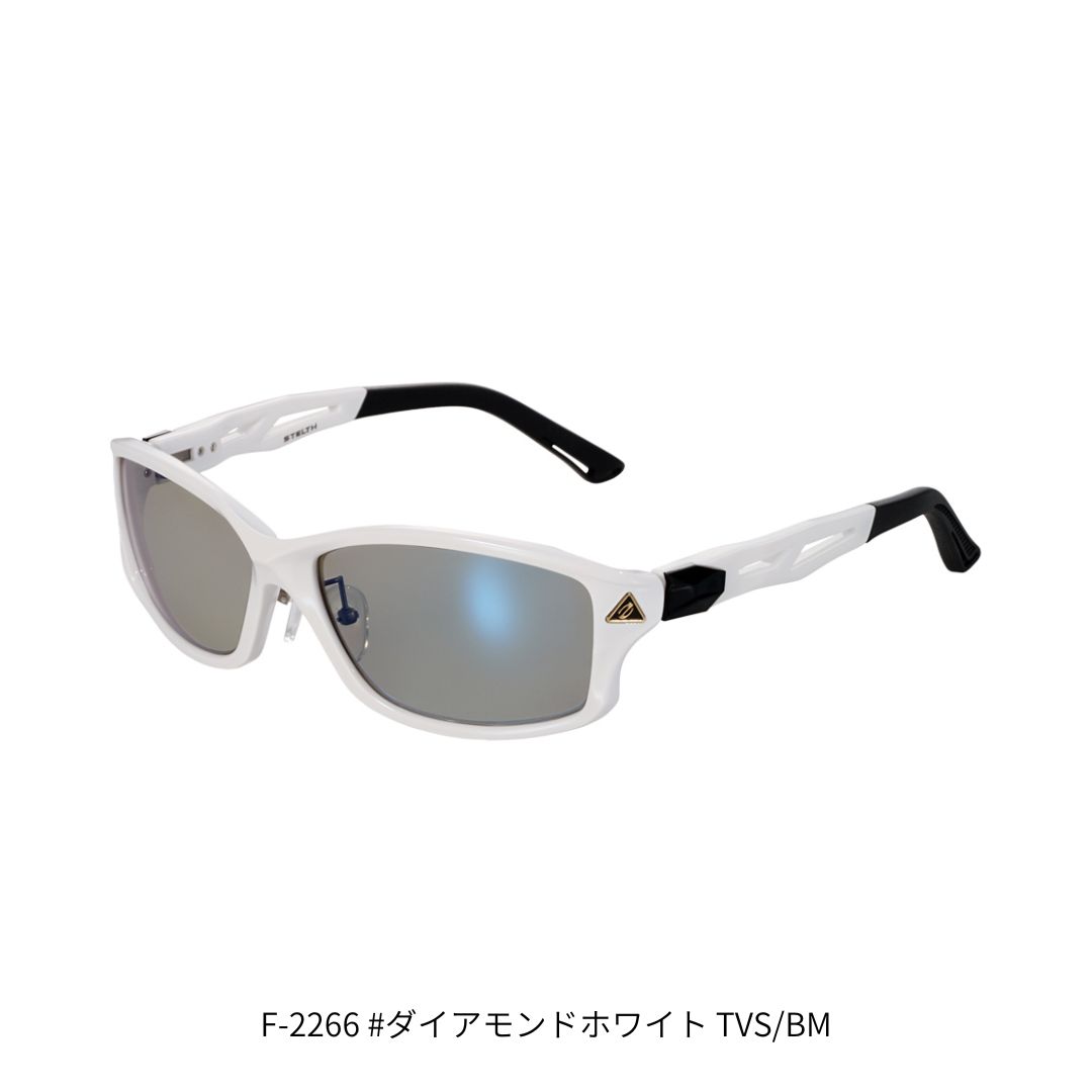 ステルス F-2266 #ダイアモンドホワイト TVS/BM Zeque（ゼクー） スポーツ・アウトドア-偏光サングラス