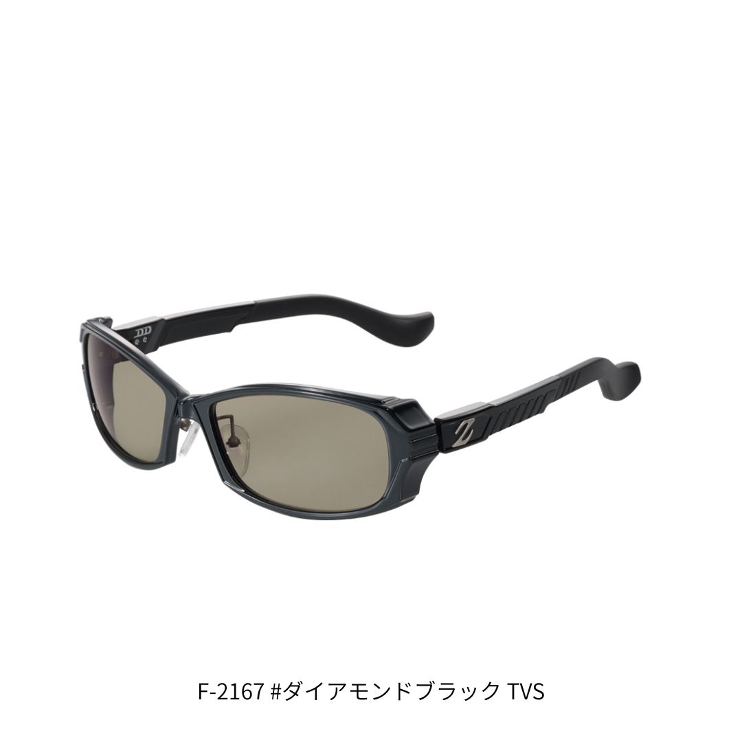 DD F-2167 #ダイアモンドブラック TVS Zeque（ゼクー） スポーツ・アウトドア-偏光サングラス