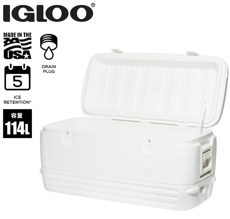 楽天市場】igloo(イグロー/イグルー) クーラーボックス ポーラー 120QT