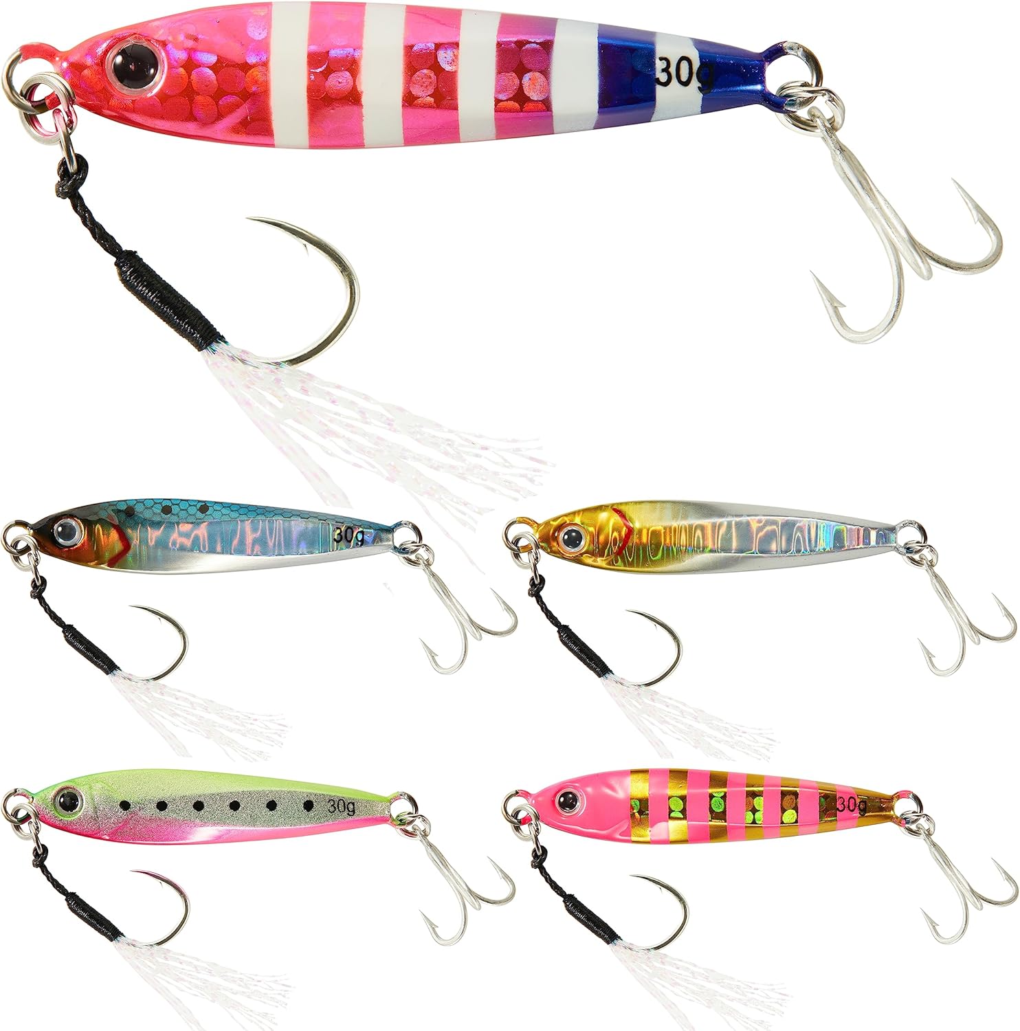 楽天市場】【全国送料無料】青嵐ルアー メタルジグ 6個セット 20g 30g