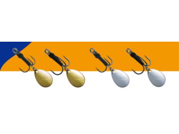 メジャークラフト(Major craft) 簡単ブレードトレブル スローブレード SILVER画像