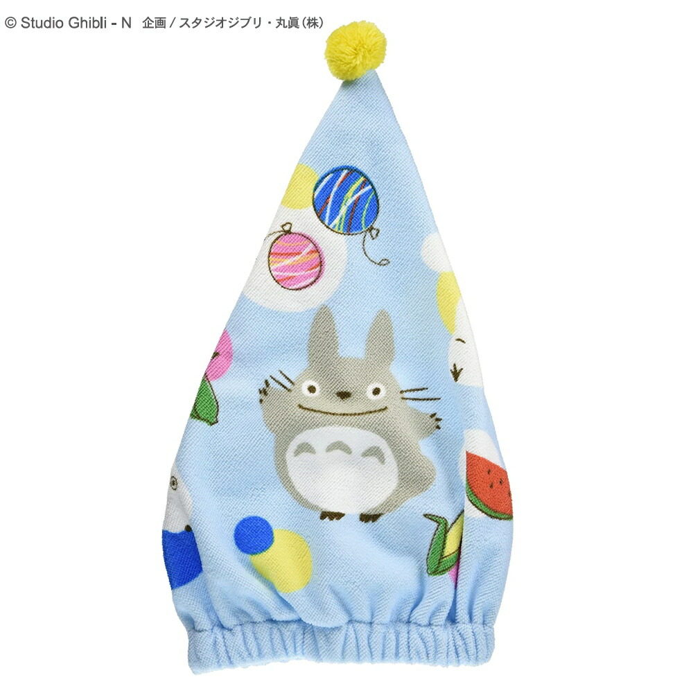 丸眞 マルシン キャップタオル となりのトトロ「トトロと夏休み」 水泳小物 スイミング プール タオル 728637M画像