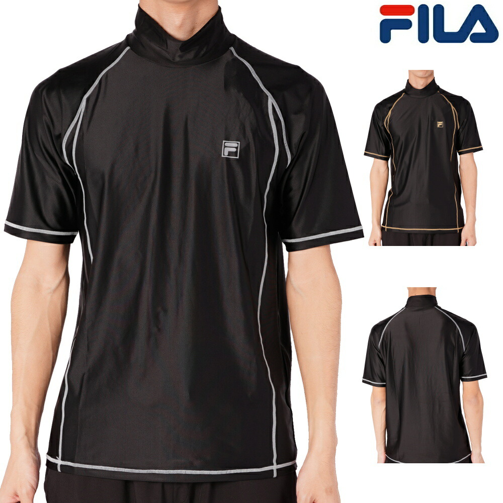 FILA★新商品★MEN'S_半袖ラッシュガード_2色 楽天市場】ラッシュガード メンズ 半袖 メンズラッシュガード