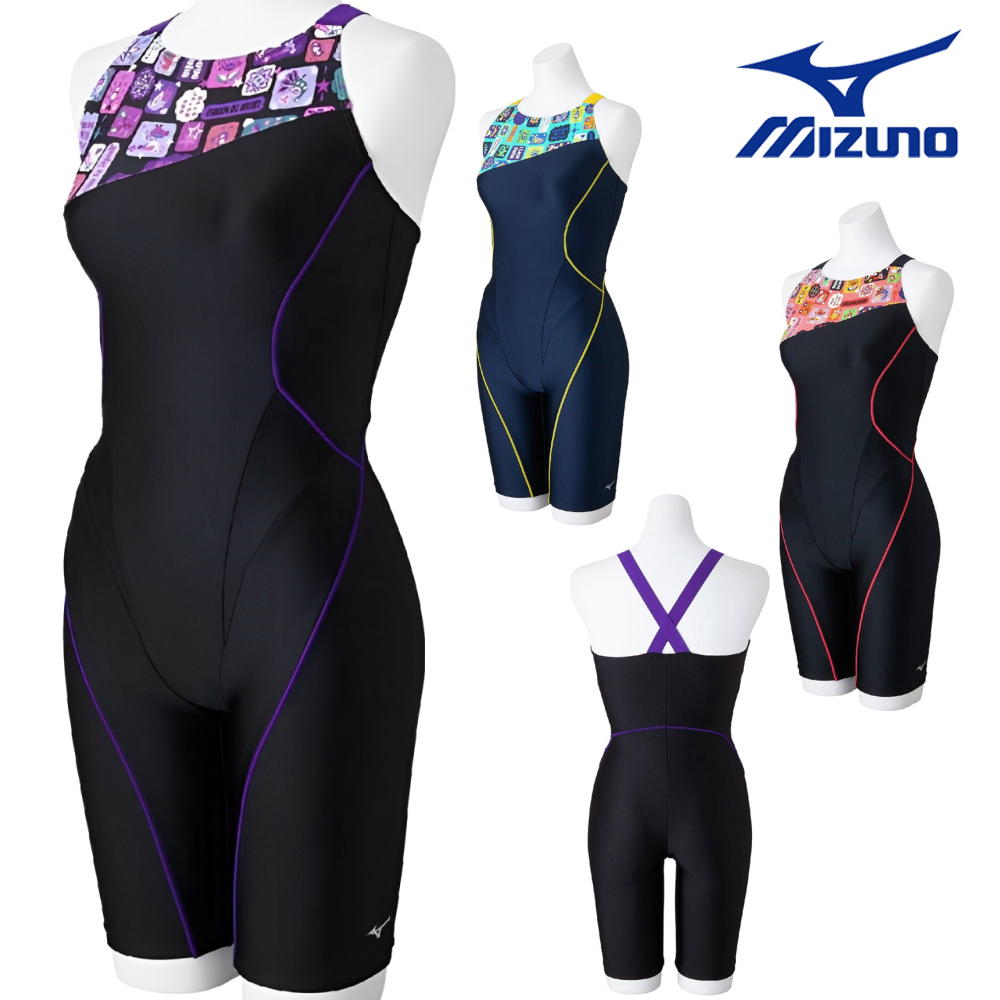 ミズノ MIZUNO フィットネス水着 レディース STROKE ONEオールインワン パッド付き 2025年春夏モデル N2JGC807