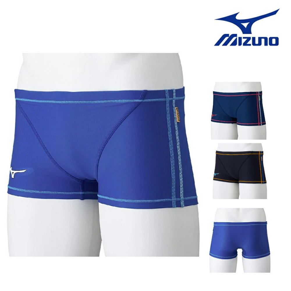 Mizuno メンズ競泳水着 紺 ショートボクサータイプ マイティラインMサイズ Mizuno メンズ競泳水着 紺 ショートボクサータイプ マイティ